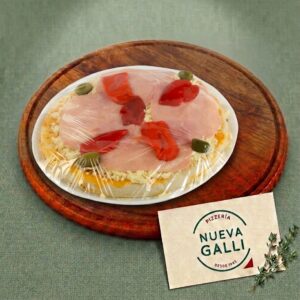 Pre-Pizza Muzzarella con Jamon y Morrón Nueva galli